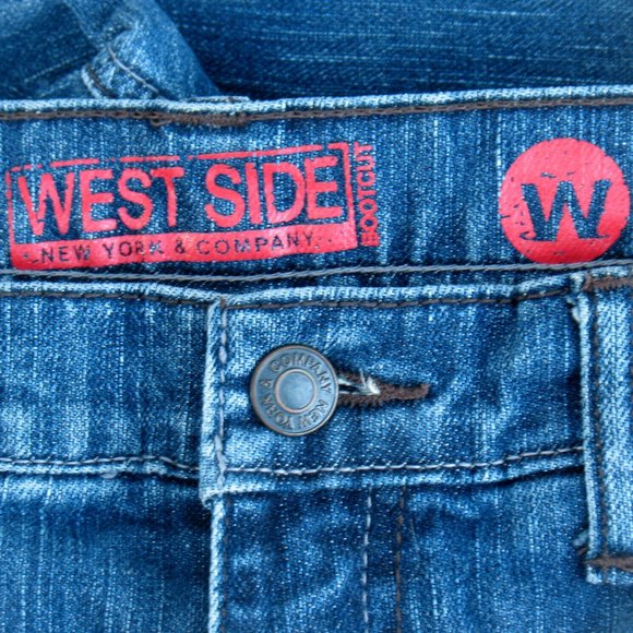 West Side New York & Company Bootcut 32 x 31 Mid Rise Medium Stretch Sz 12 (tag) - Picture 3 of 5